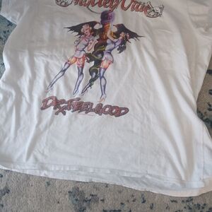 White Mötley Crüe Graphic T-Shirt